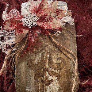 Wooden Mason Jar Decoration
